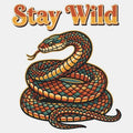 Stay Wild Snake Graphic Tee