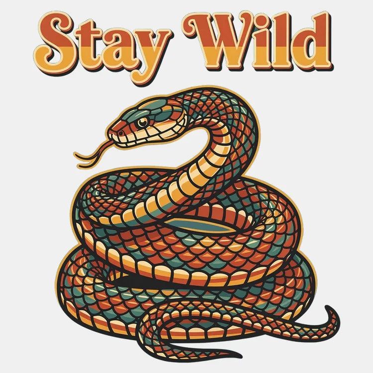 Stay Wild Snake Graphic Tee