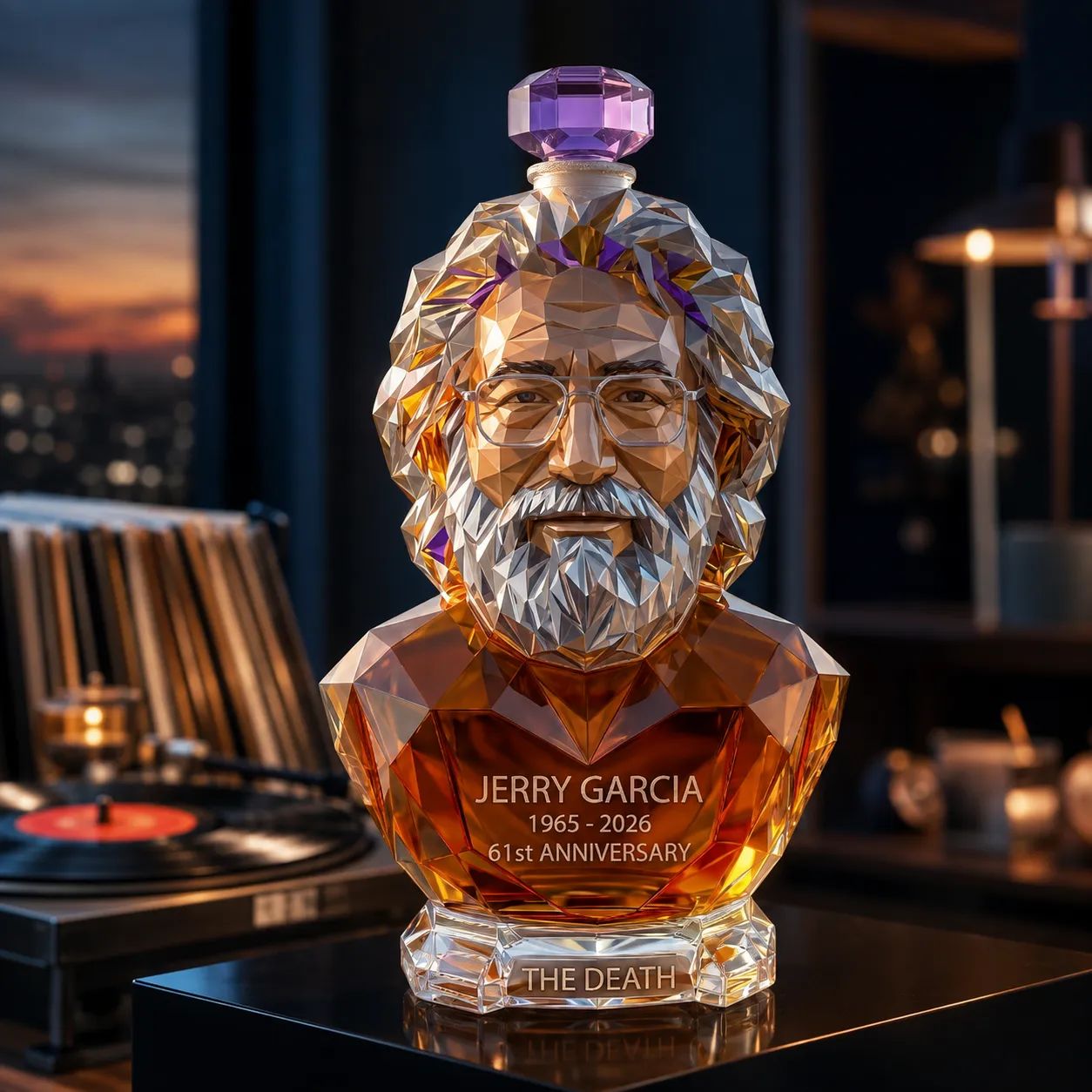 Jerry Garcia 1965-2026 61st Anniversary Tribute Bottle