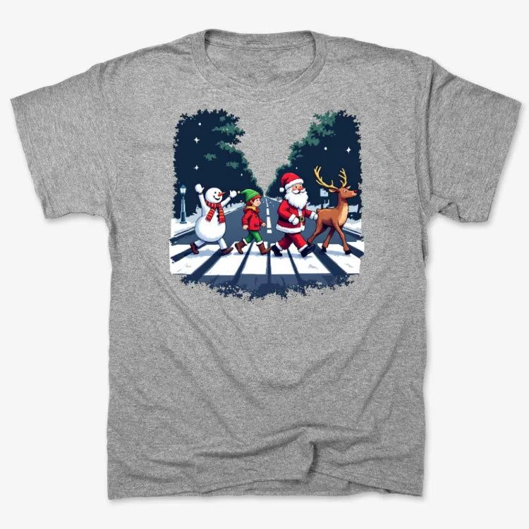 Festive Abbey Road Inspired T-Shirt