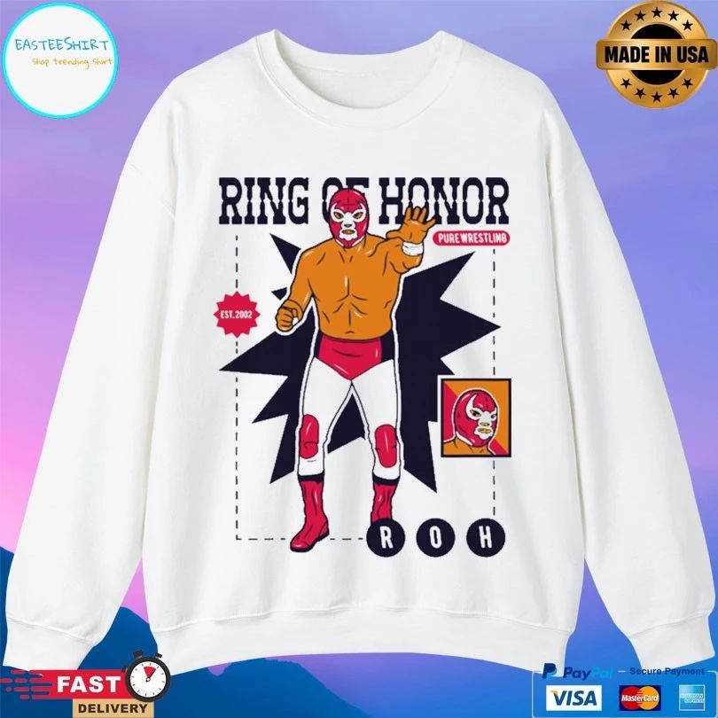 Ring Of Honor Pure Wrestling Est 2002 T-shirt