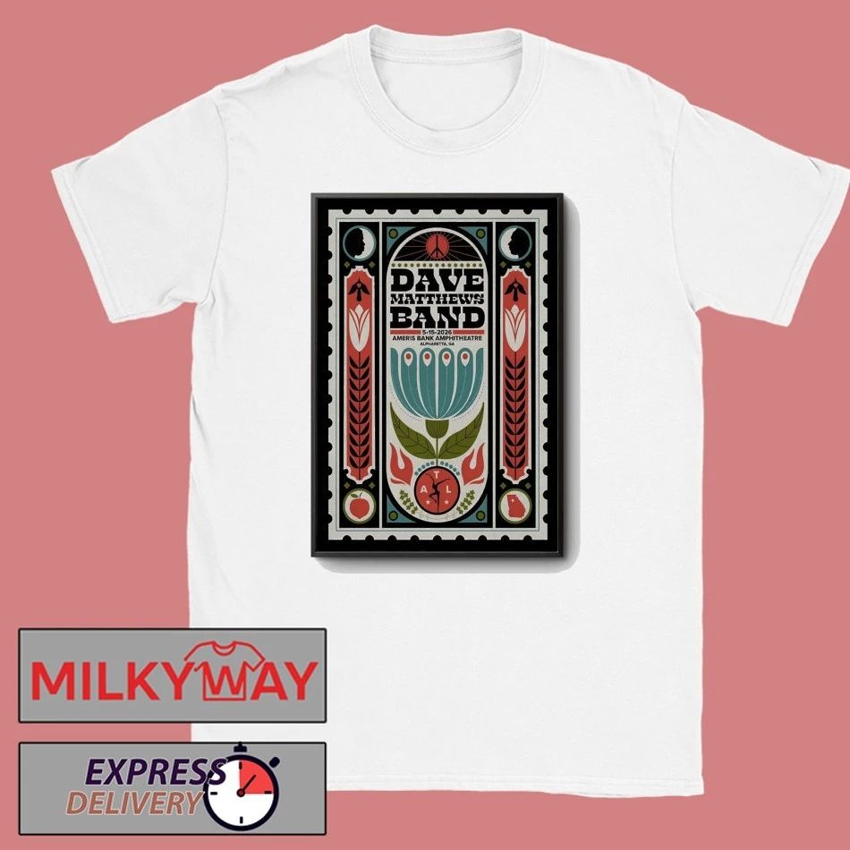Dave Matthews Band May 15 2026, Alpharetta GA Poster shirt