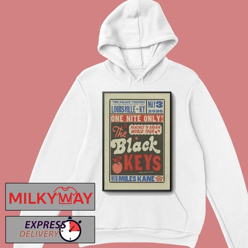 The Black Keys 5 3 2026 Louisville KY Poster shirt