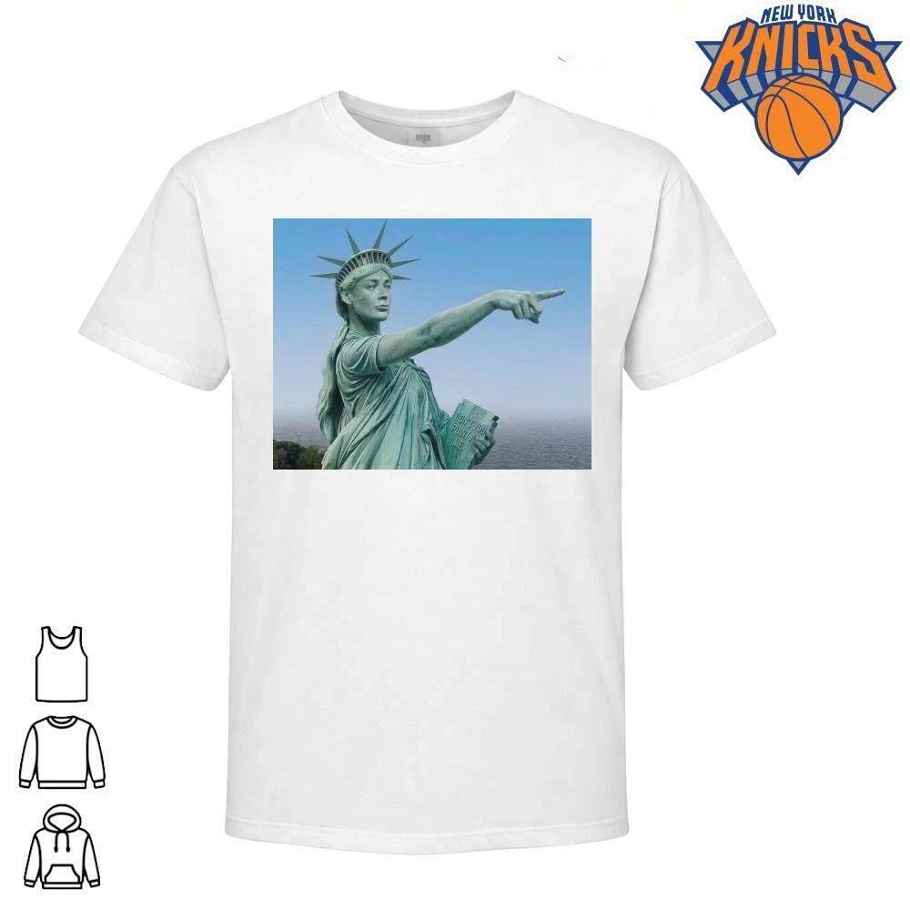 Statue Liberty Point Sophie Cunningham Pointing Meme Tee (1)