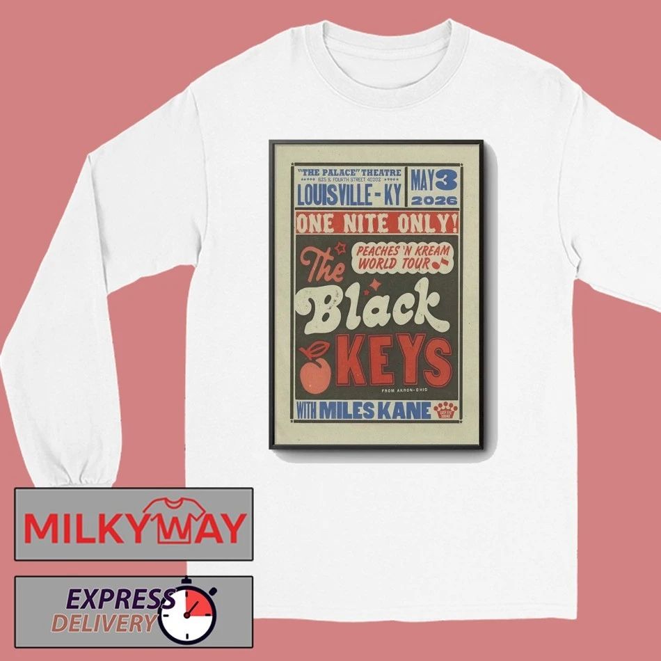 The Black Keys 5 3 2026 Louisville KY Poster shirt