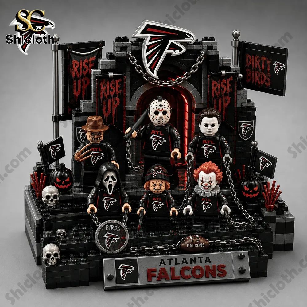 Atlanta Falcons x Halloween Building Brick Sets 2026