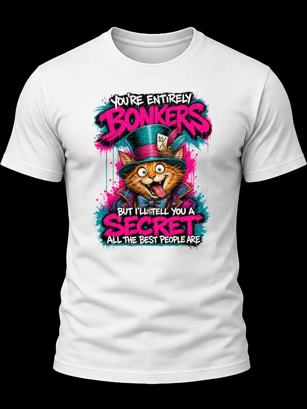 You’re Entirely Bonkers Orange Tabby Cat Shirt