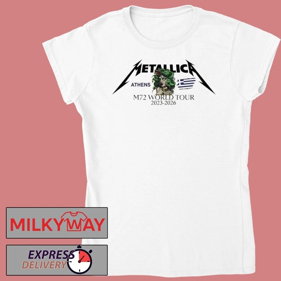 Metallica Athens M72 World Tour 2026 Shirt