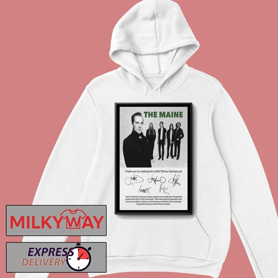 Poster 2026 Signed The Maine Tour ILYBICTM New shirt