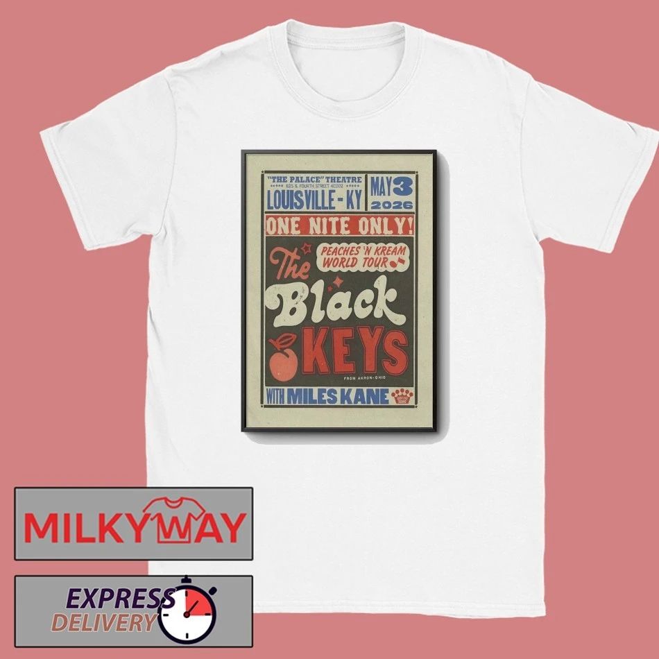 The Black Keys 5 3 2026 Louisville KY Poster shirt