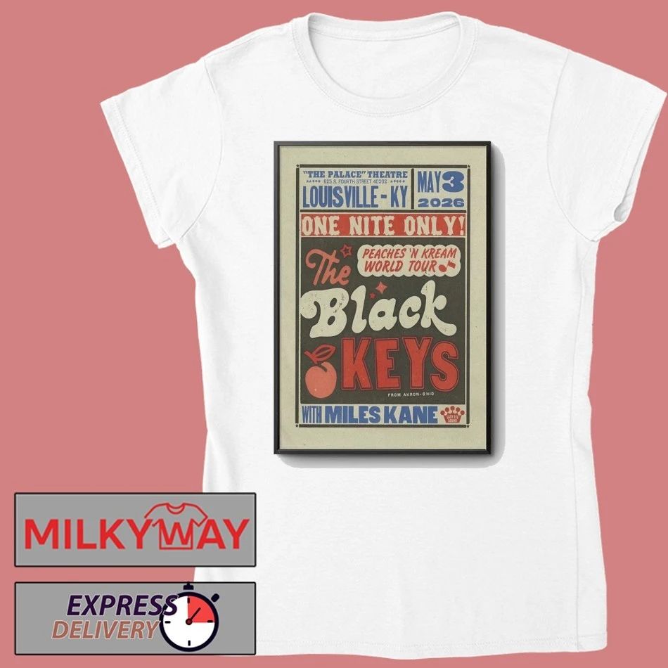 The Black Keys 5 3 2026 Louisville KY Poster shirt