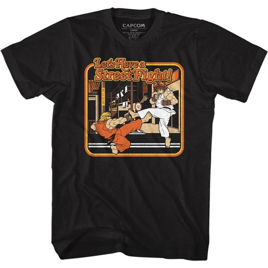 Street Fighter Storybook Style Black Gaming Shirt Unisex T-shirt, Sweatshirt, Hoodie, Long Sleeve Tee