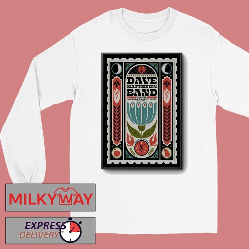 Dave Matthews Band May 15 2026, Alpharetta GA Poster shirt