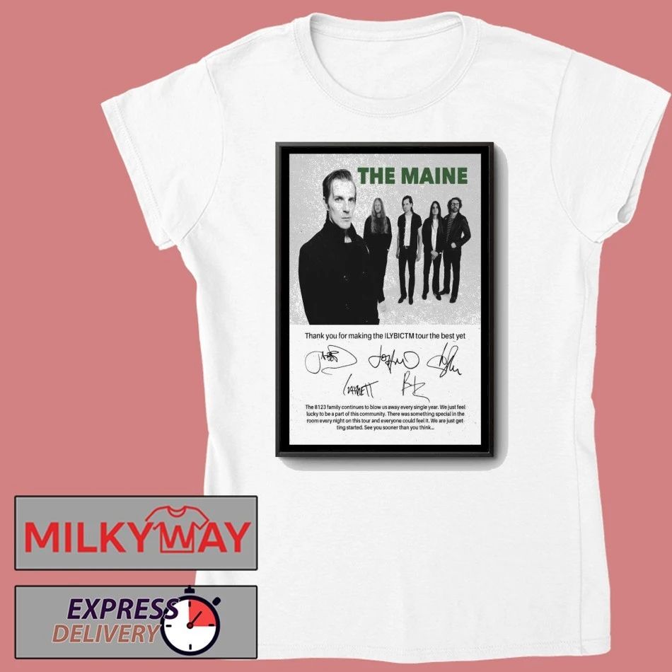 Poster 2026 Signed The Maine Tour ILYBICTM New shirt