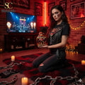 Five Finger Death Punch 20th Anniversary Wrong Side Of Heaven Rightous Side Of Hell Whiskey Glass Bottle
