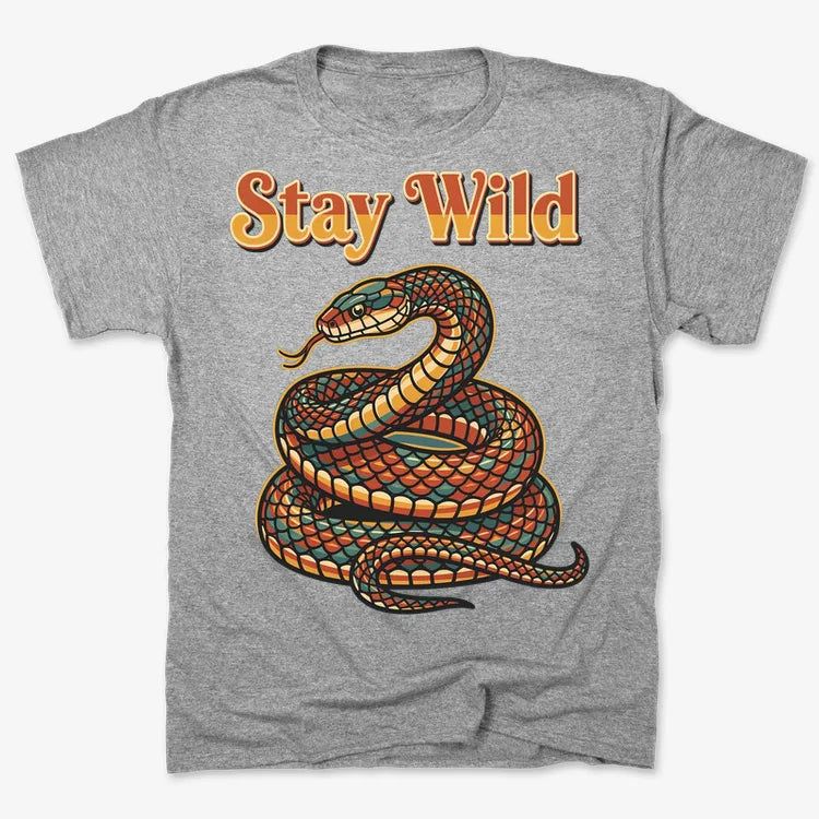 Stay Wild Snake Graphic Tee