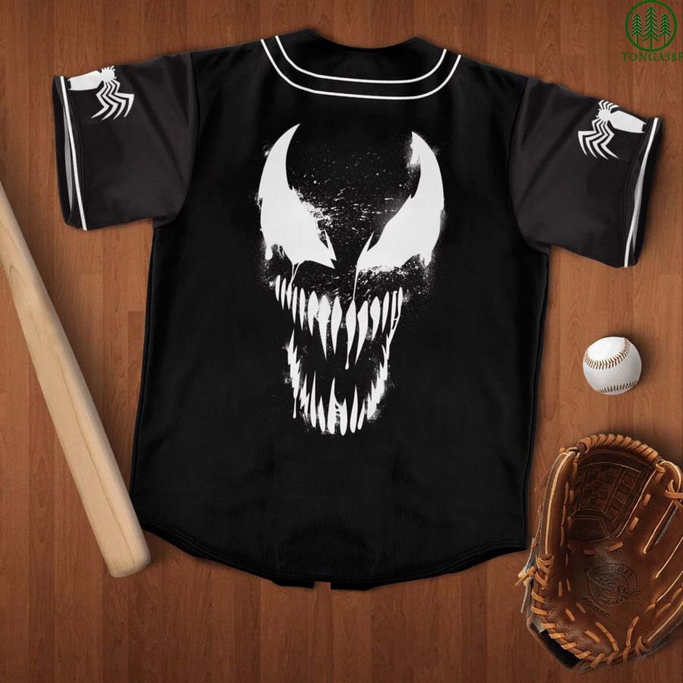 Strike fear on the field with our Venom Baseball Jersey Shirt - Perfect fit style and performance! - Bafud