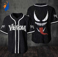 Strike Out in Style with the Venom Baseball Jersey Shirt - Premium Design for Ultimate Performance! - Bafud
