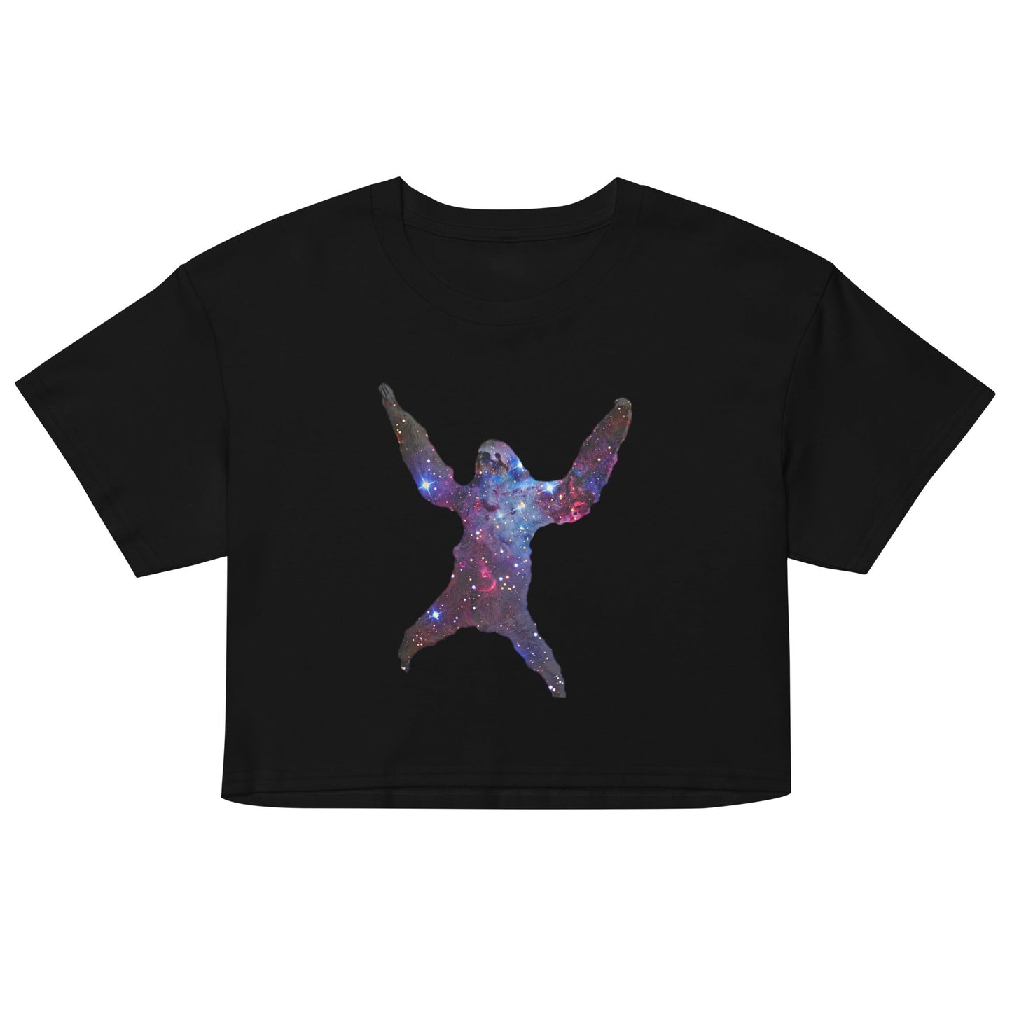 Sloth Nebula Women's Crop Tee