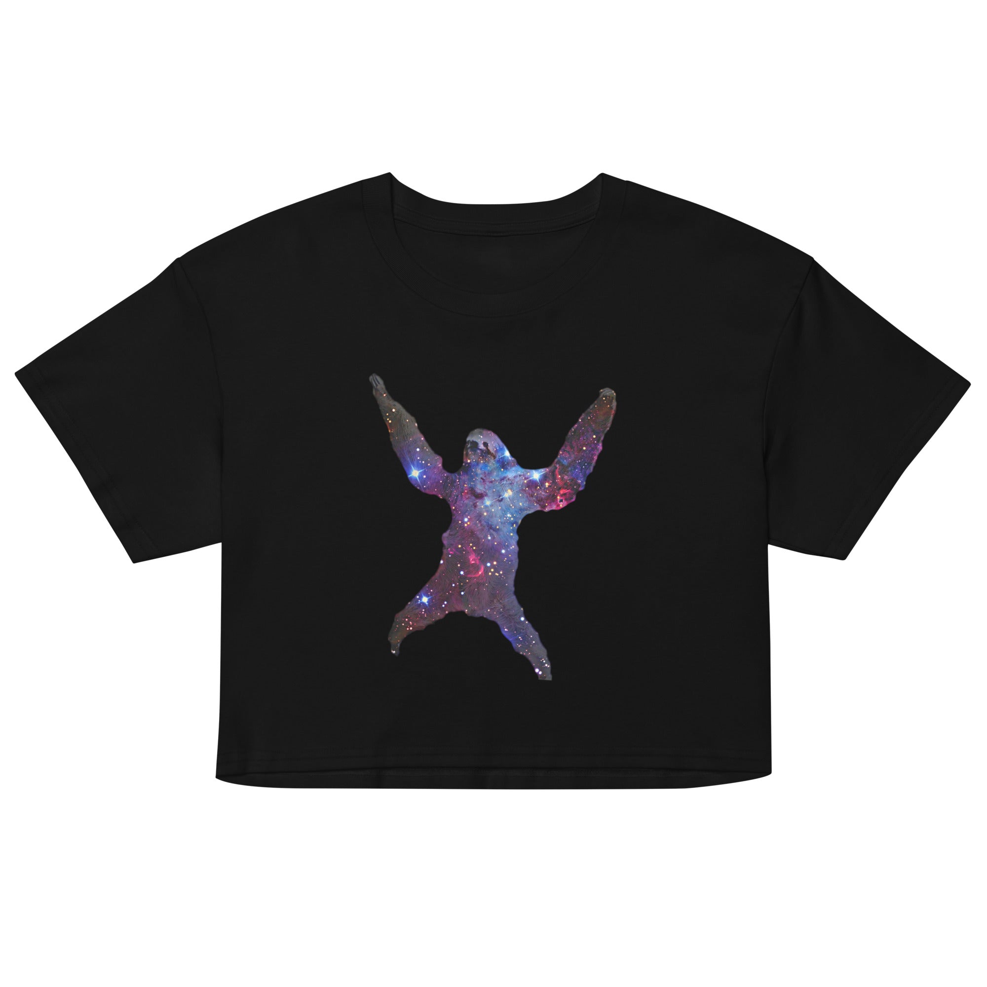Sloth Nebula Women's Crop Tee