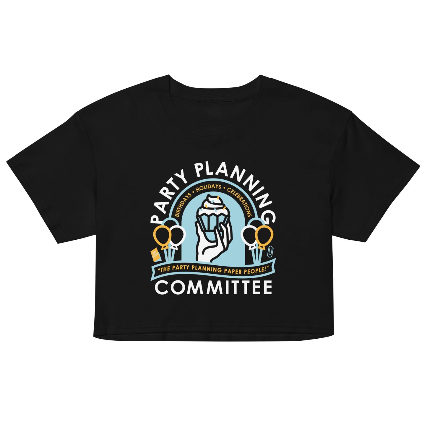 Party Planning Committee Women's Crop Tee