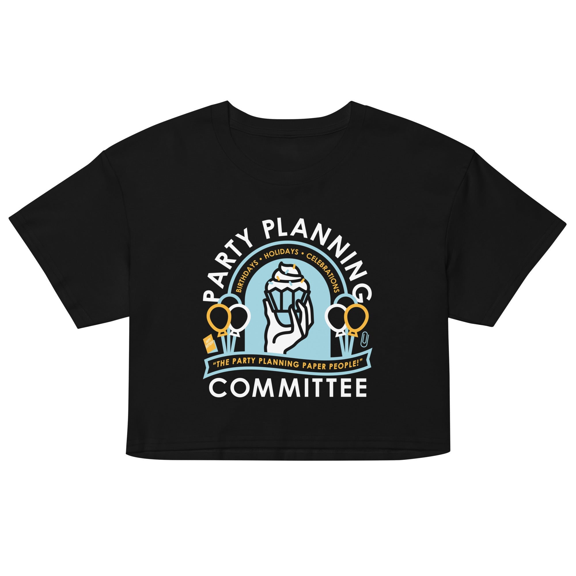 Party Planning Committee Women's Crop Tee