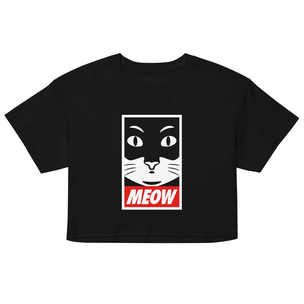 Meow Women's Crop Tee