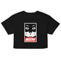 Meow Women's Crop Tee