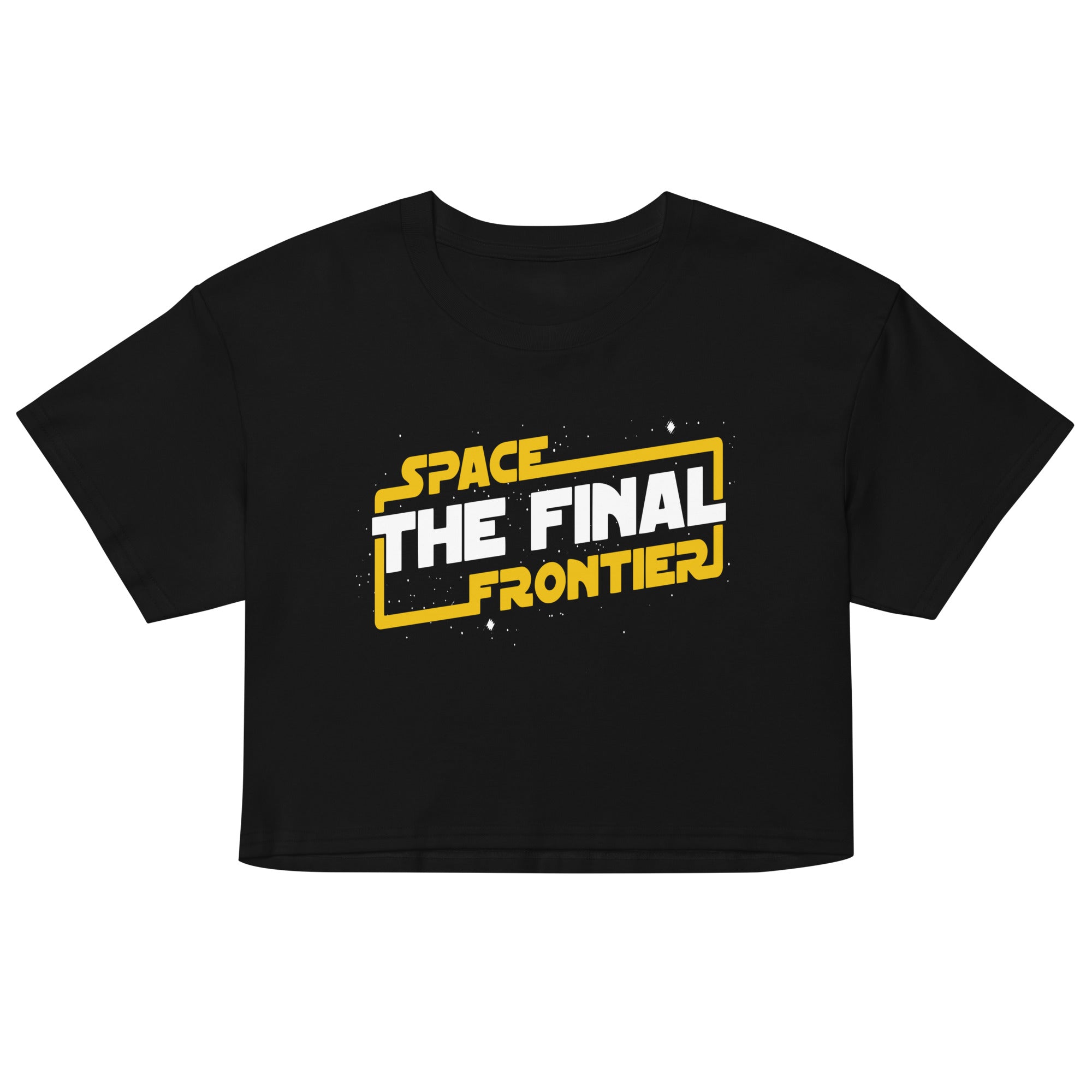 Space The Final Frontier Women's Crop Tee