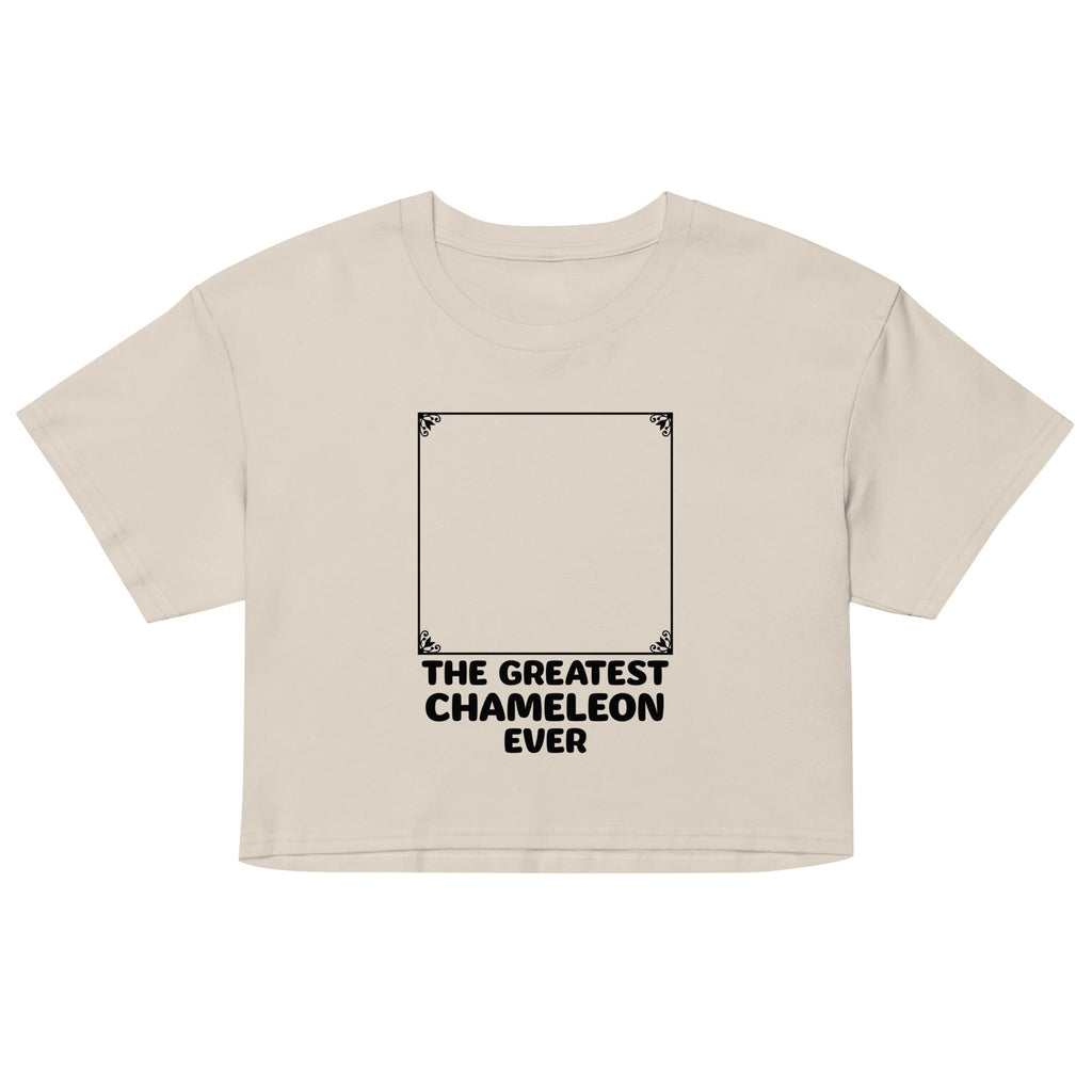 The Greatest Chameleon Ever Women's Crop Tee