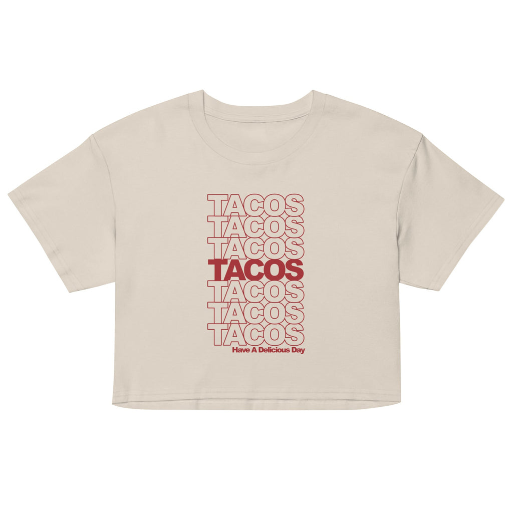 Tacos Tacos Tacos Women's Crop Tee