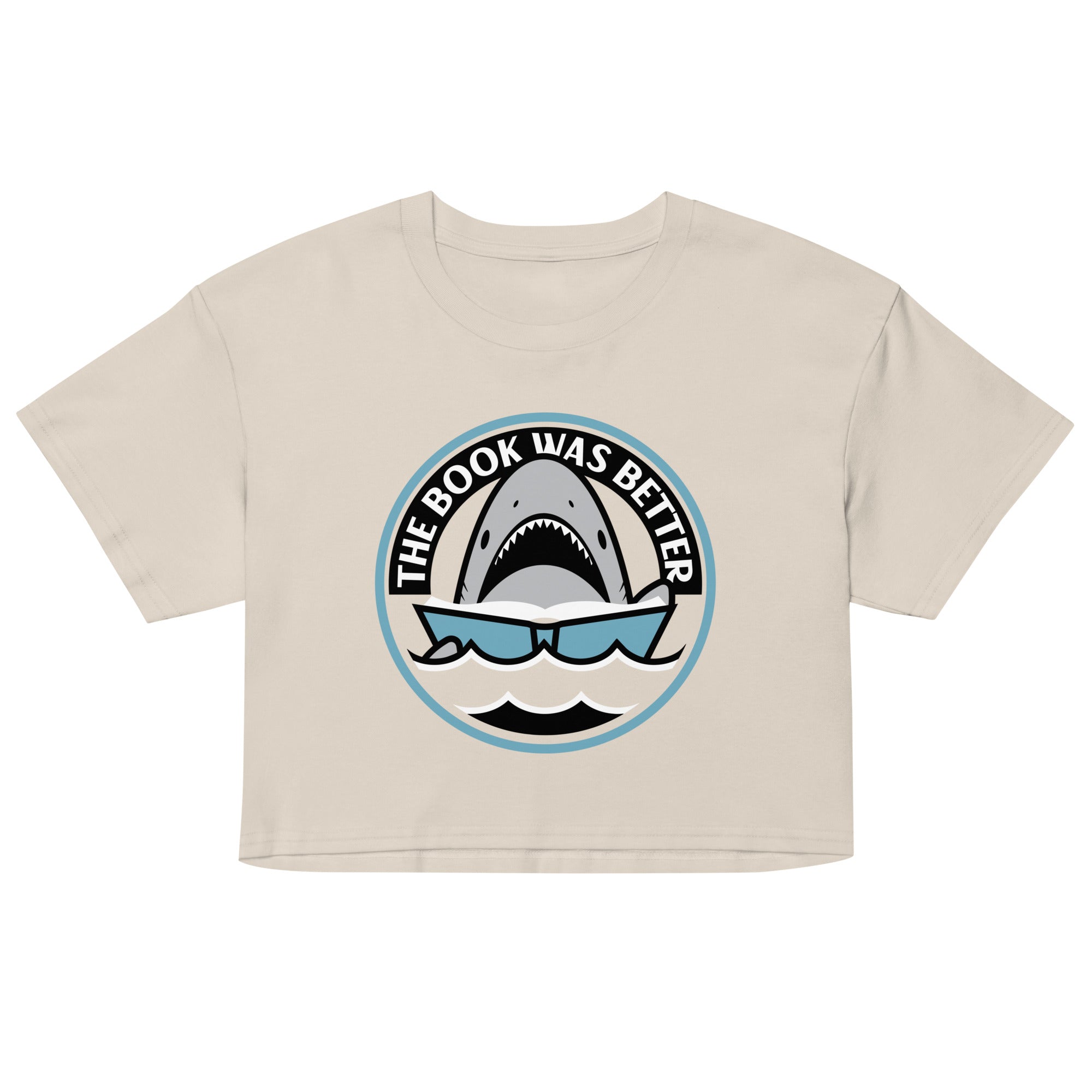 The Book Was Better Women's Crop Tee