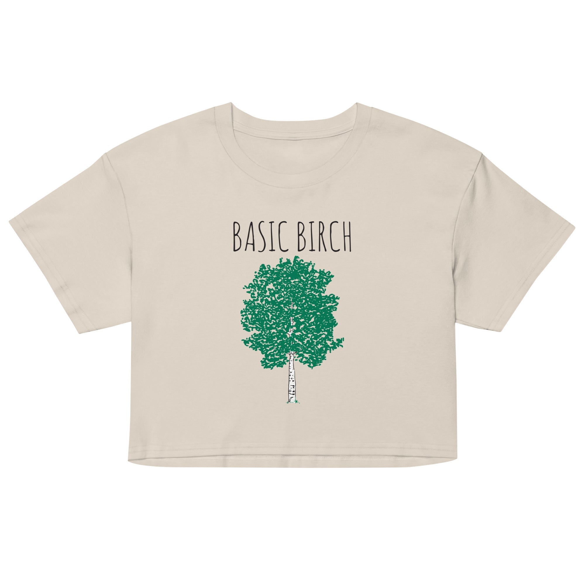 Basic Birch Women's Crop Tee
