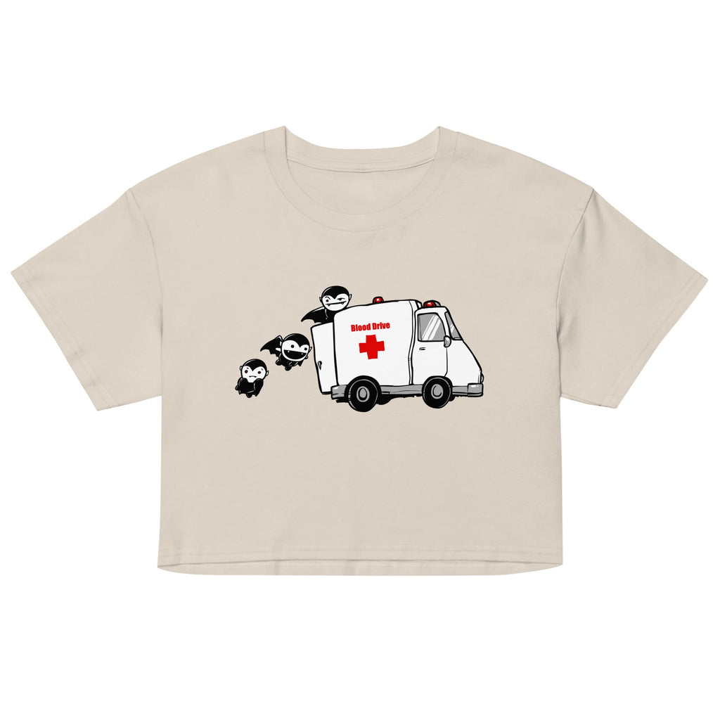 Blood Drive Vampires Women's Crop Tee