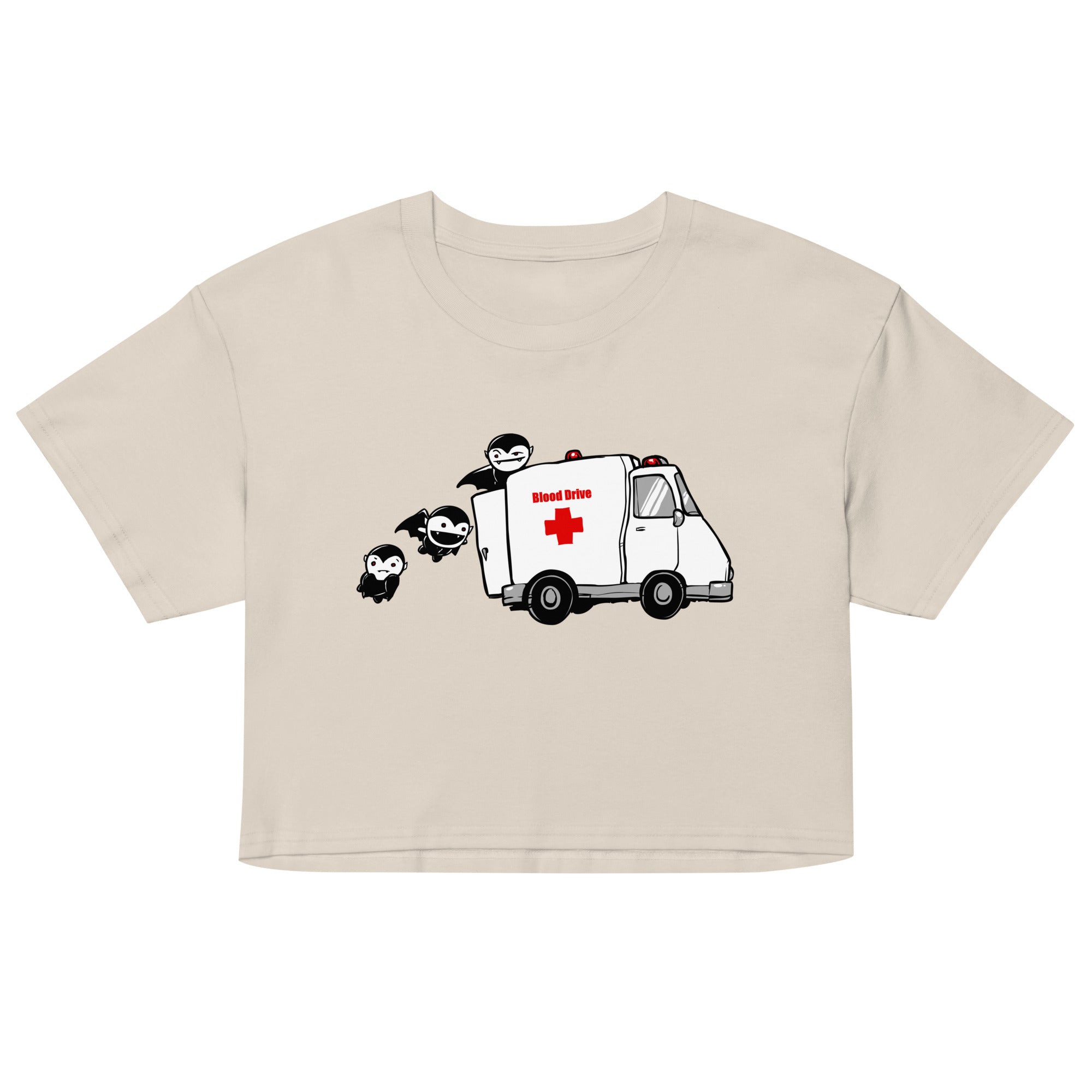 Blood Drive Vampires Women's Crop Tee