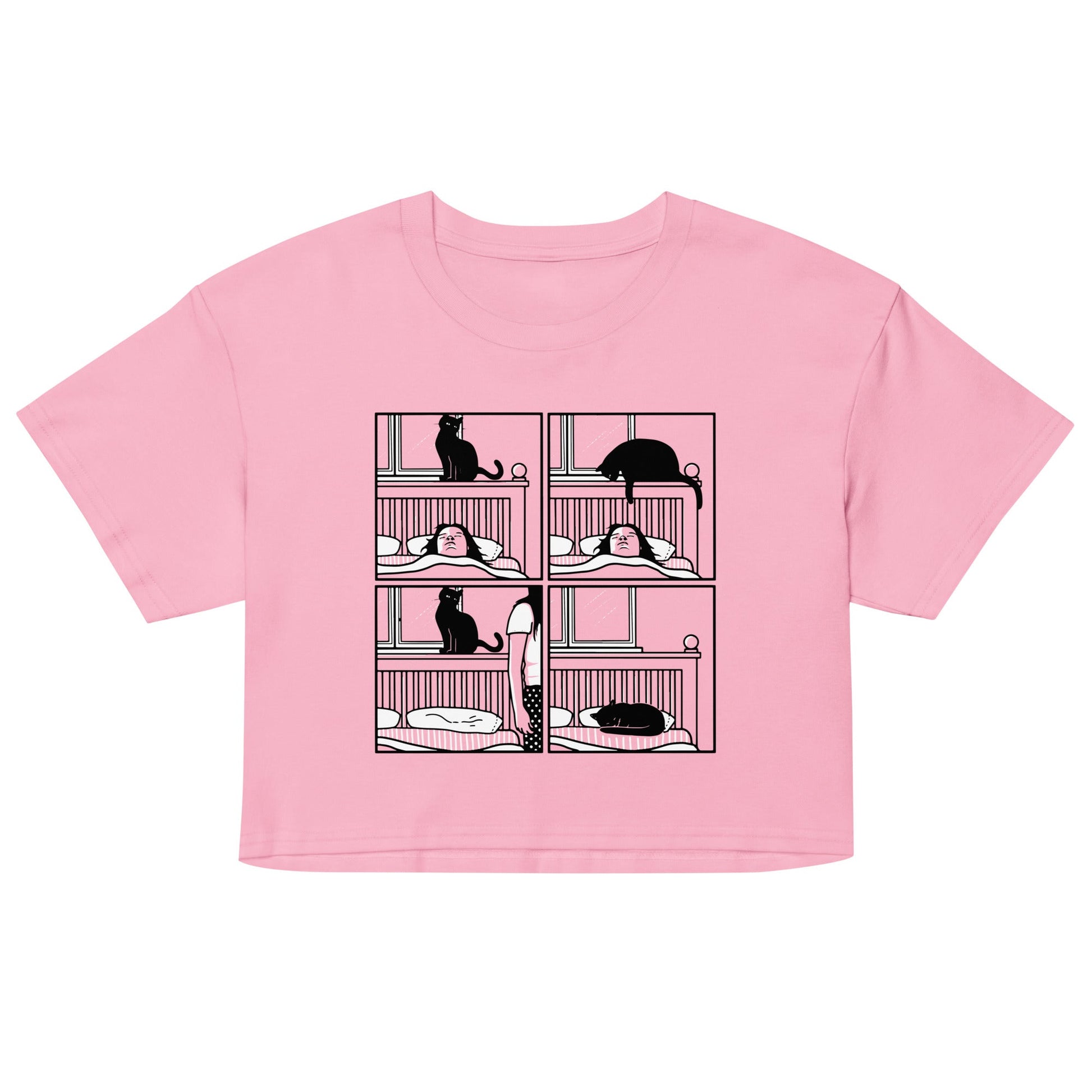 Cat Tap Women's Crop Tee
