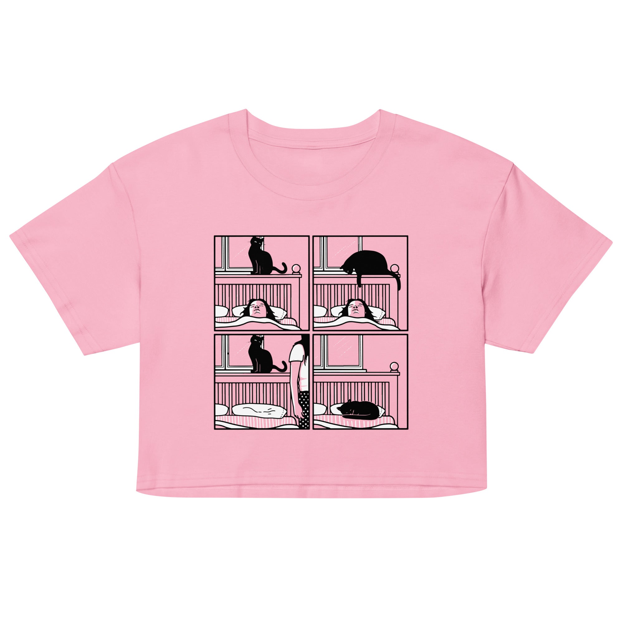 Cat Tap Women's Crop Tee
