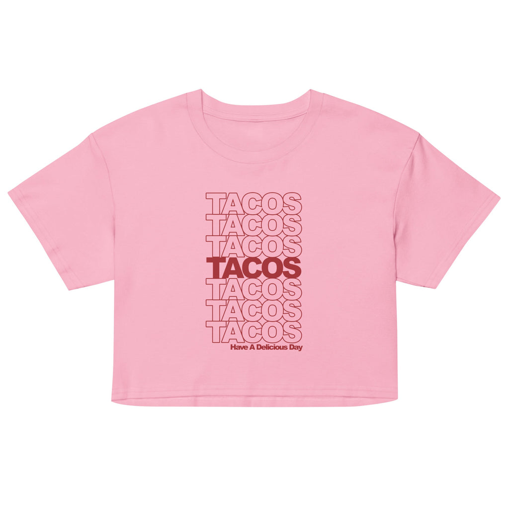 Tacos Tacos Tacos Women's Crop Tee