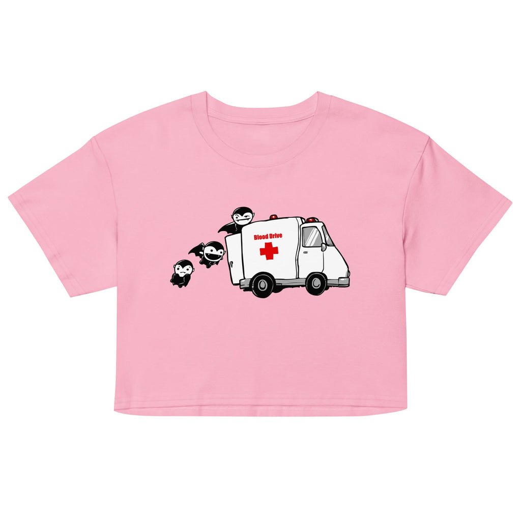 Blood Drive Vampires Women's Crop Tee