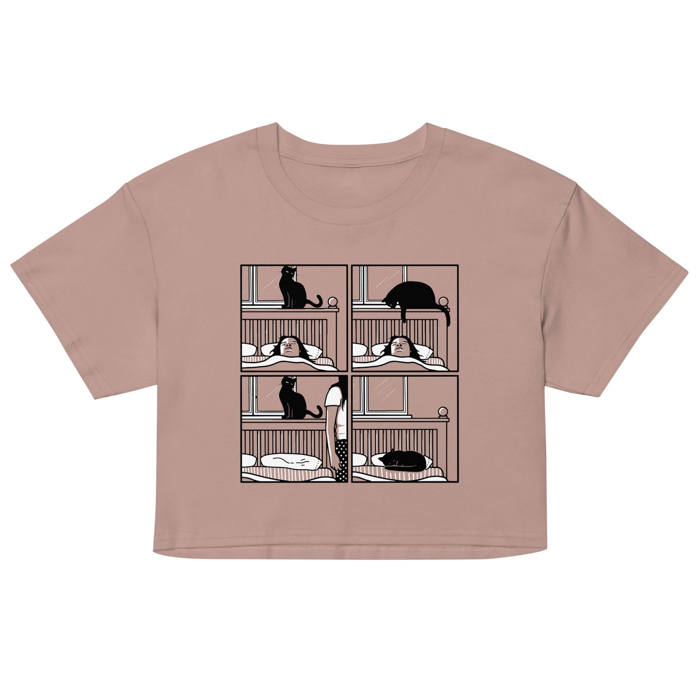 Cat Tap Women's Crop Tee