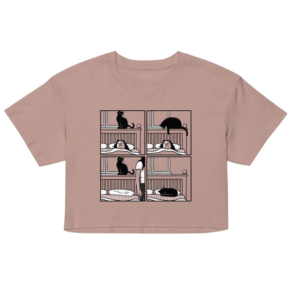 Cat Tap Women's Crop Tee