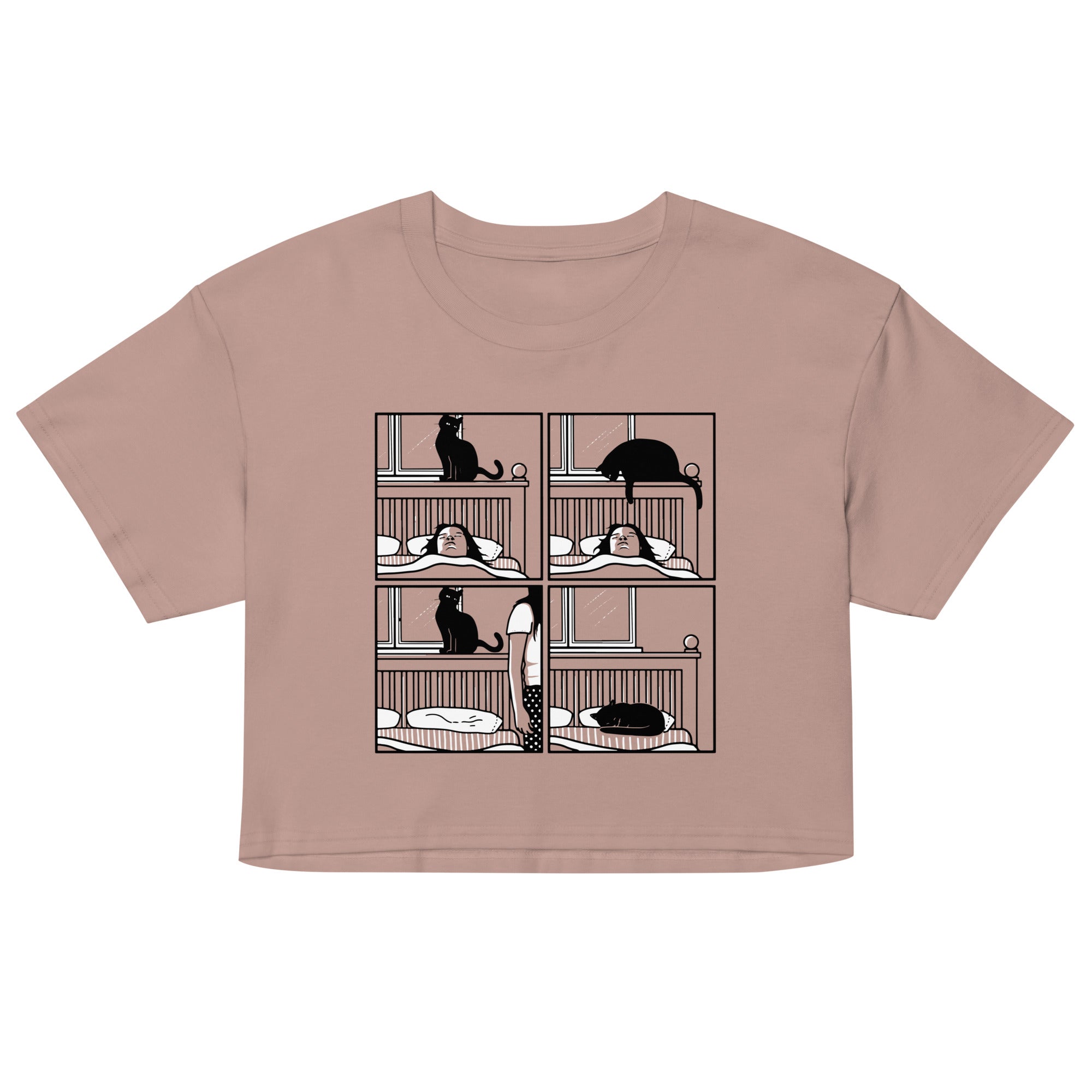 Cat Tap Women's Crop Tee