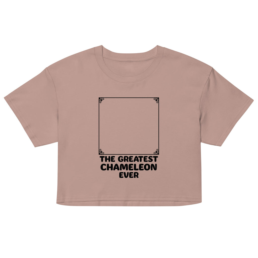 The Greatest Chameleon Ever Women's Crop Tee
