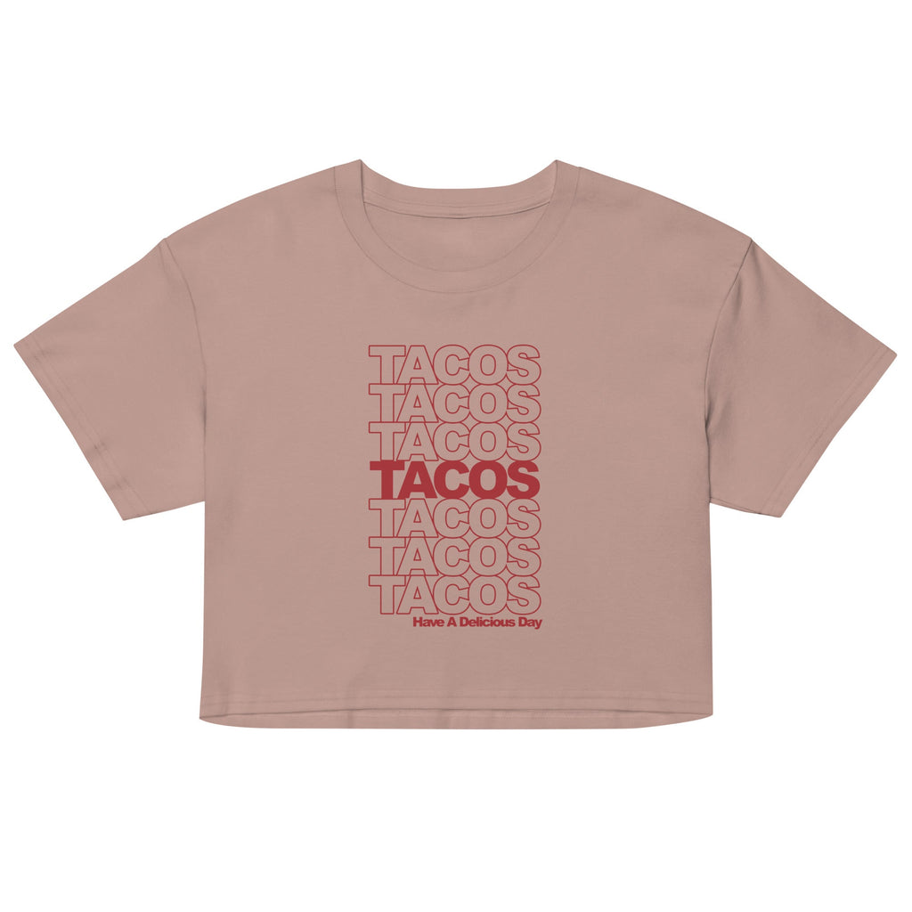 Tacos Tacos Tacos Women's Crop Tee