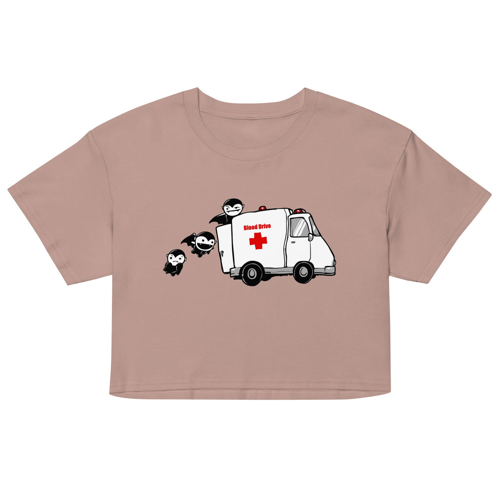 Blood Drive Vampires Women's Crop Tee