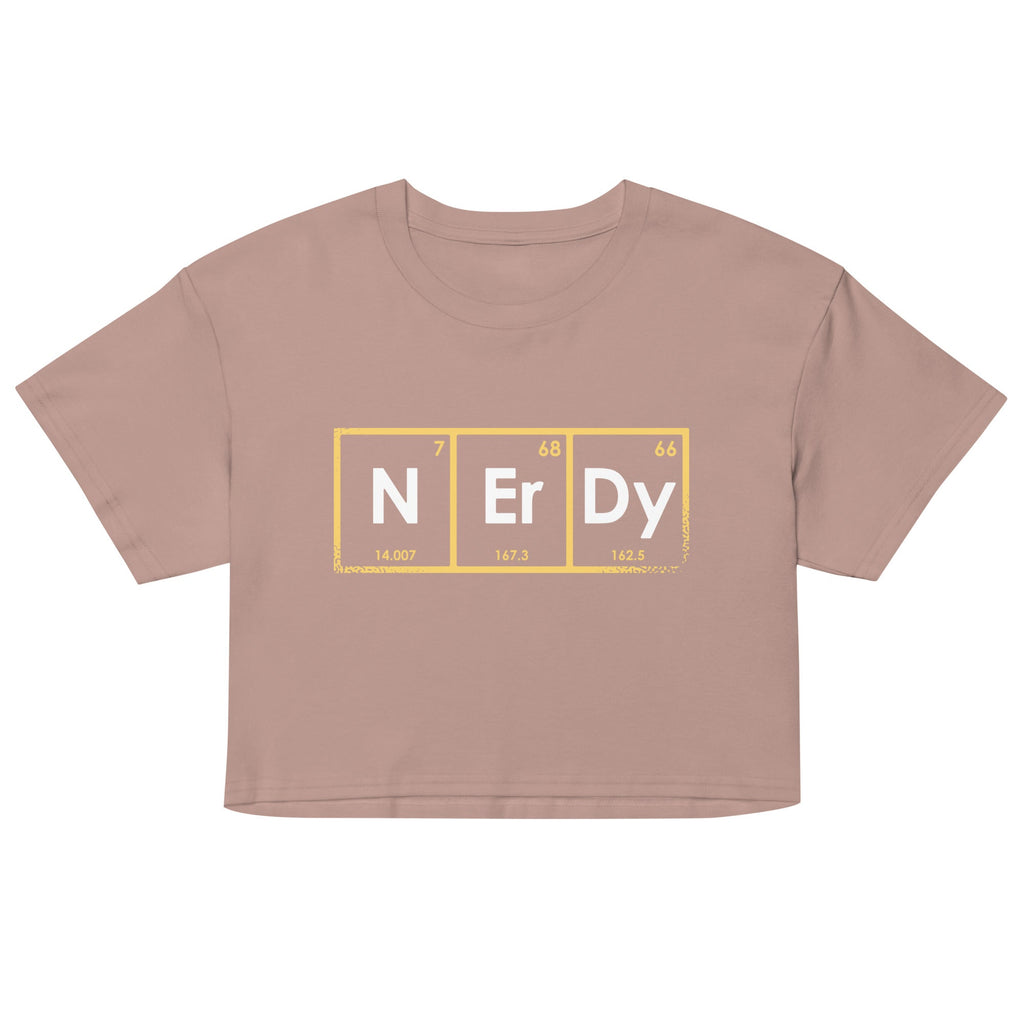 NErDy Elements Women's Crop Tee