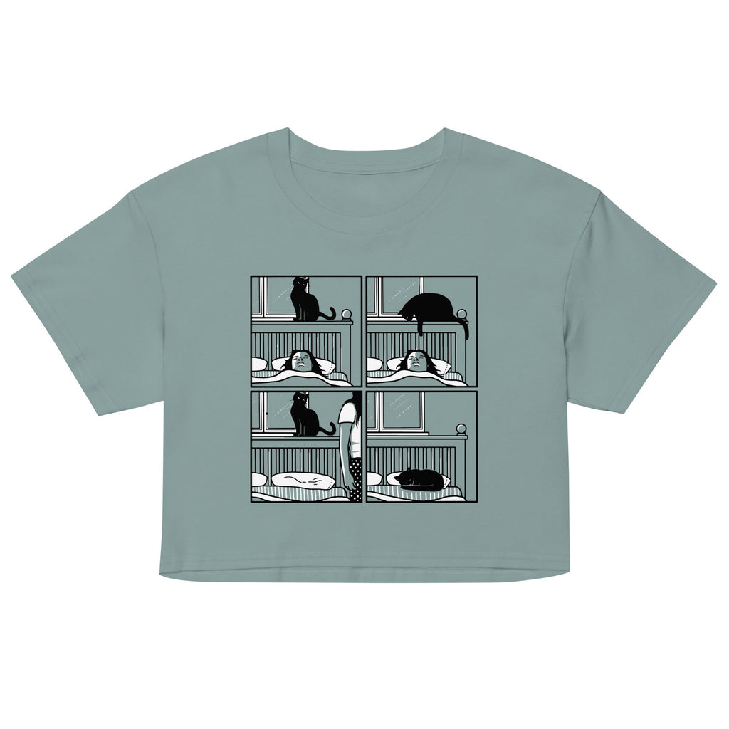 Cat Tap Women's Crop Tee