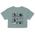 Cat Tap Women's Crop Tee