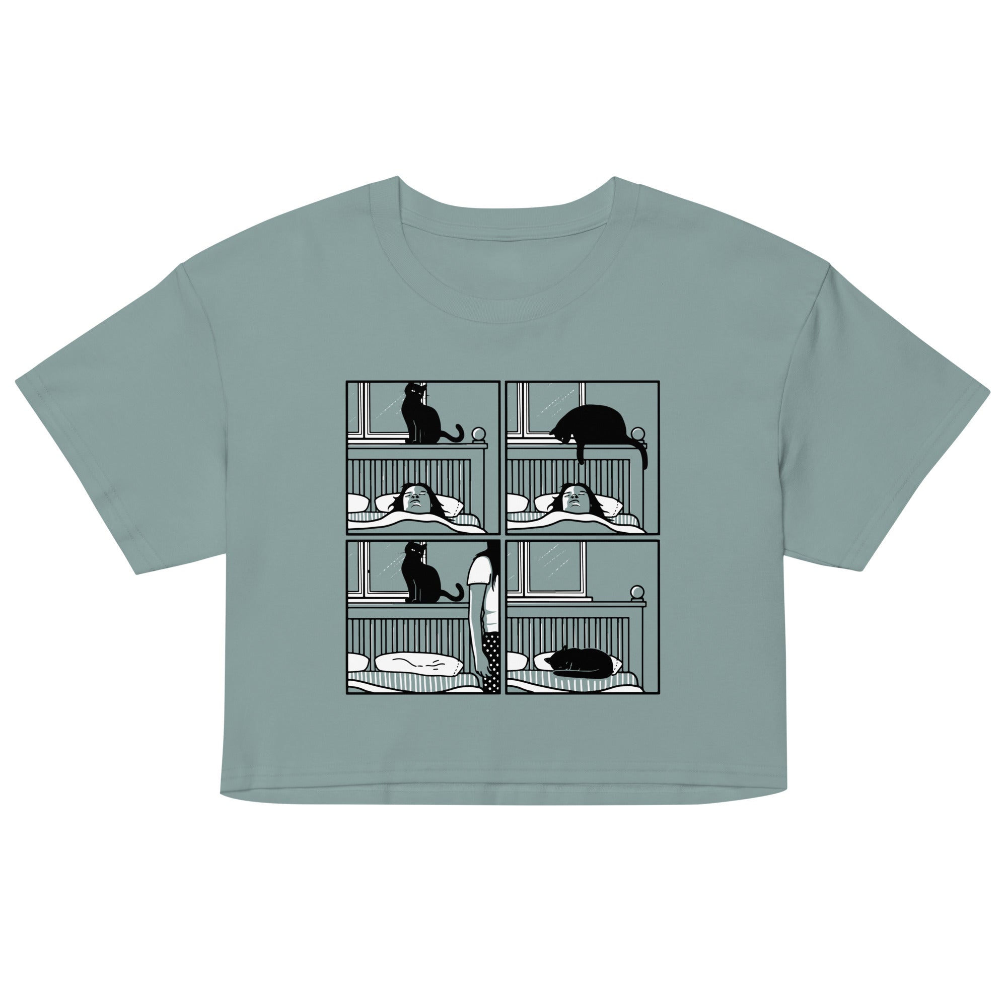 Cat Tap Women's Crop Tee