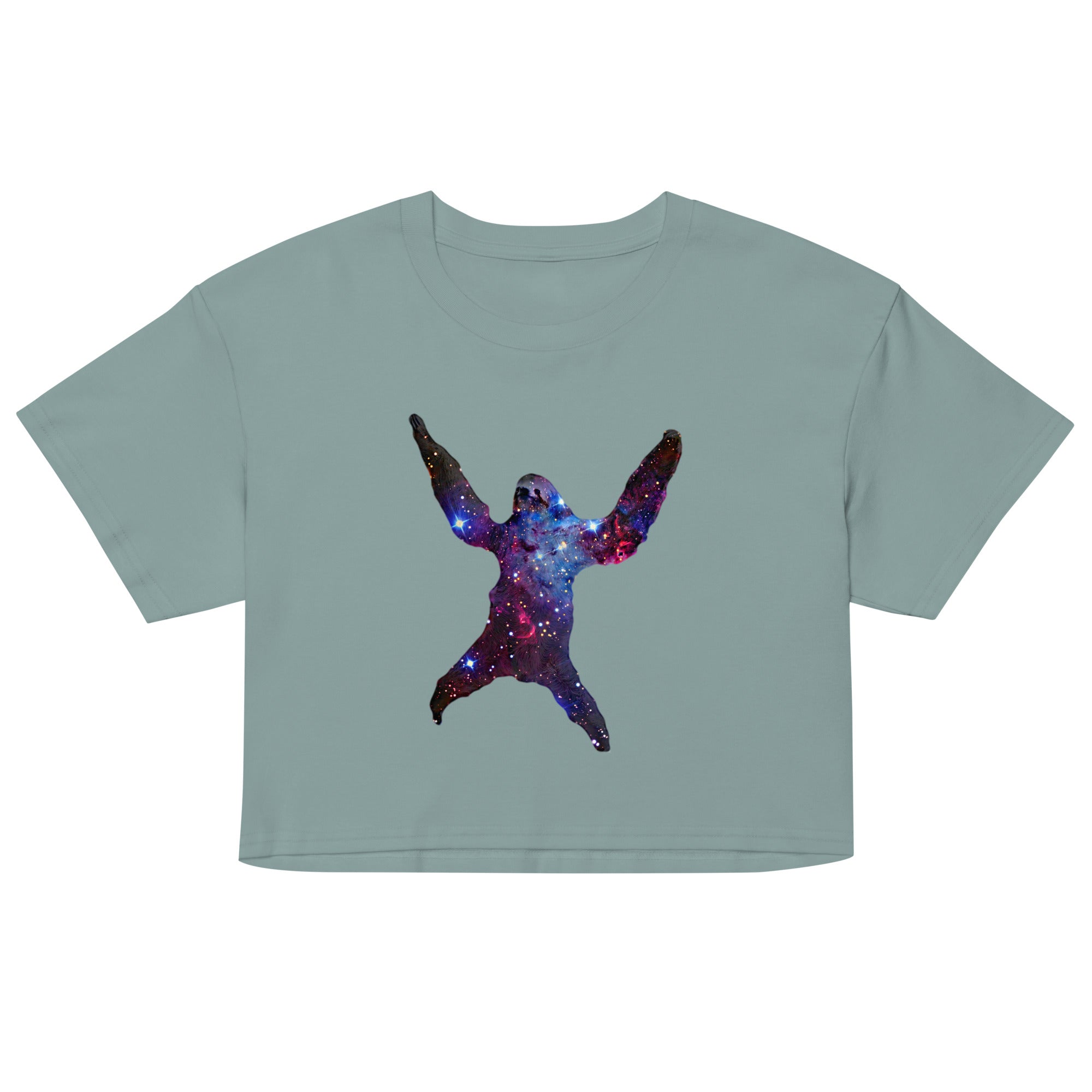 Sloth Nebula Women's Crop Tee